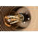 100-watt 1-light Matte Black Modern Nordic Style Pendant Light With Natural Brown Origami Paper Shade