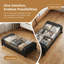 2pcs Under Bed Storage Containers Under Bed Drawer with Clear Window