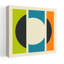 «Vibrant Geometric Circles Abstract», audacieuse, architecture contemporaine, impression sur toile-129715062