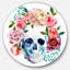 «Skull Bouquet», impression d'art graphique contemporain-35120079-35120083