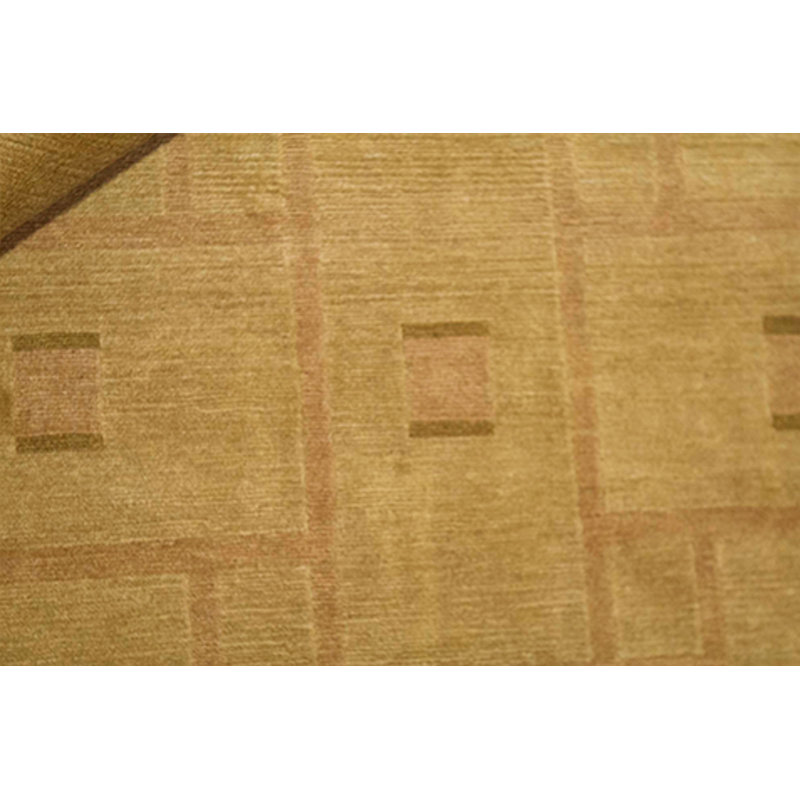 Hand-Knotted High-Quality Gold Area Rug