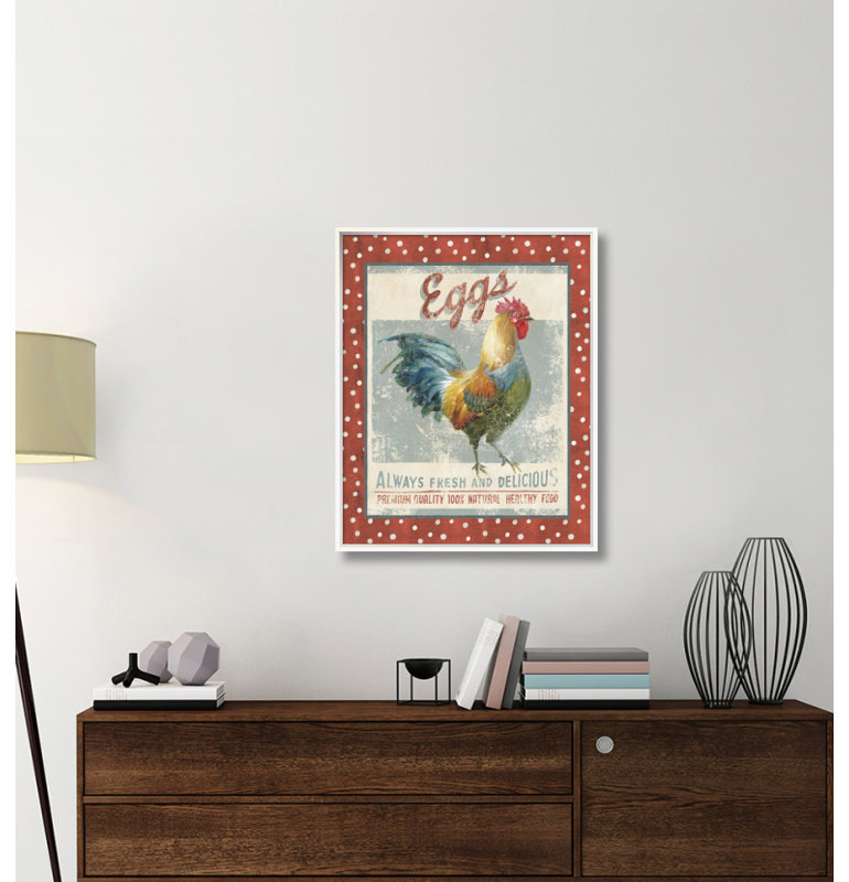 «Farm Nostalgia X» par Danhui Nai, art mural sur toile, H 20 po x l 16 po x P 0,75 po, Cadre blanc