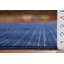 Tapis tribal rayé bleu Gabbeh 9
