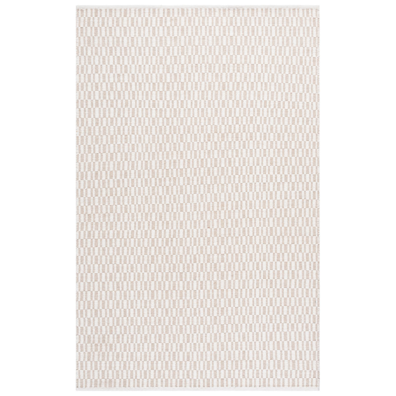 Vermont Hand Woven Wool;Cotton Solid Color Indoor Rug, Rectangle 5' x 8'