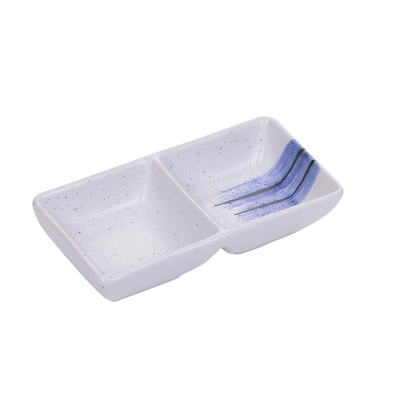 Yanco Ocean Porcelain Divided Serving Dish