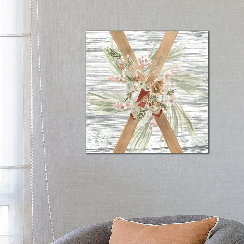 Pinecone Lodge II by June Erica Vess - Wrapped Canvas Gallery-Wrapped Canvas Giclée, 66.04 cm H x 66.04 cm W