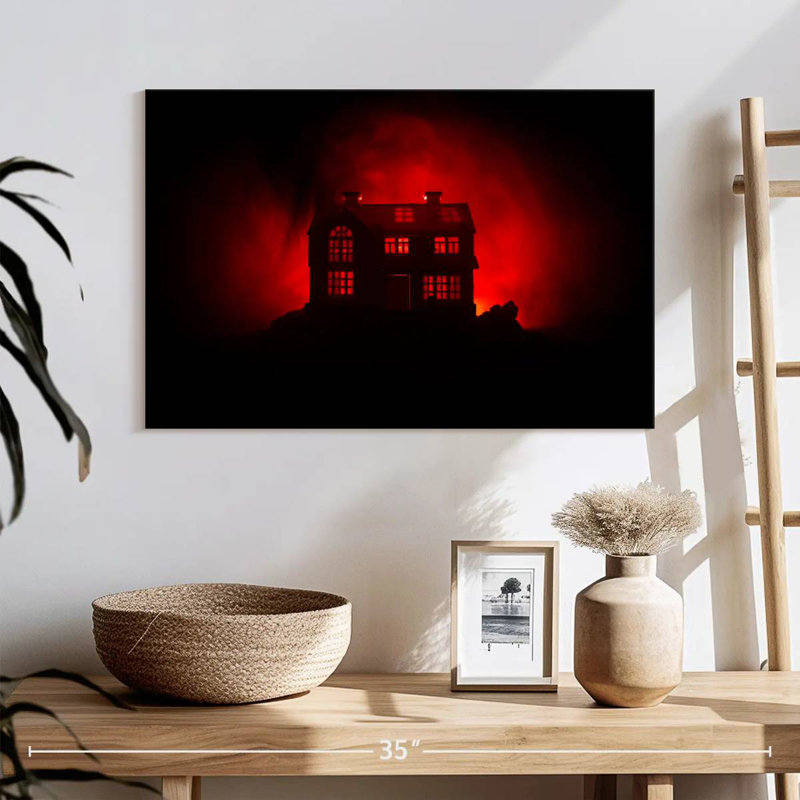 Hitzel Gothic Ghost House, 16" H x 24" W