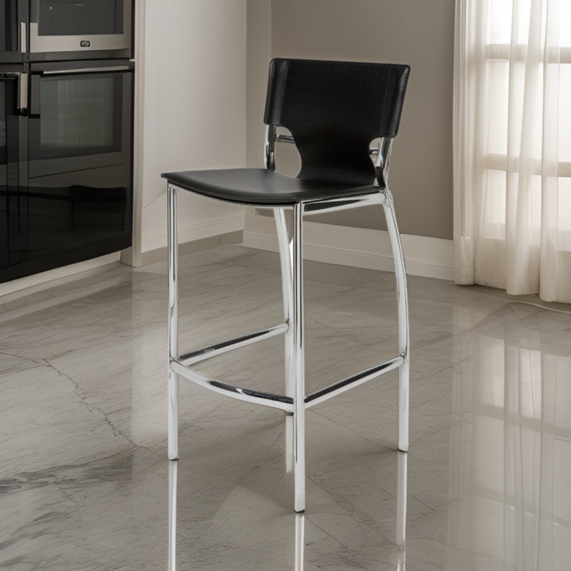 Tabouret de comptoir 25 po, Noir