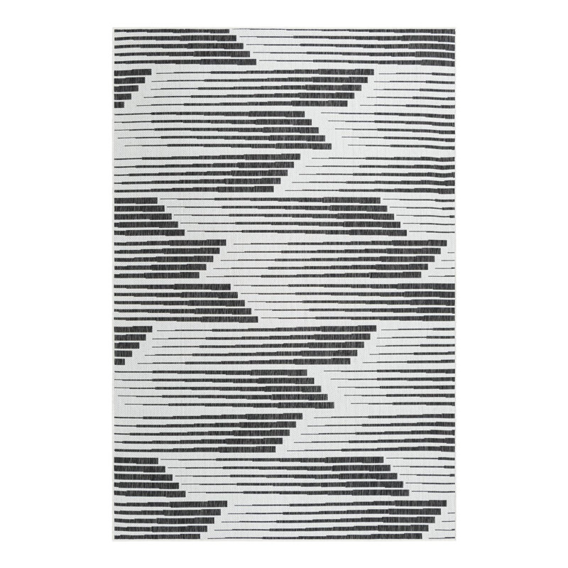Geometric Indoor / Outdoor Rug, Rectangle 6'1" x 9'