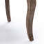 2 chaises de salle à manger latérales - Chaise luxueuse en tissu gris avec des pieds en bois massif et une tête de clou en bronze élégante-568113724