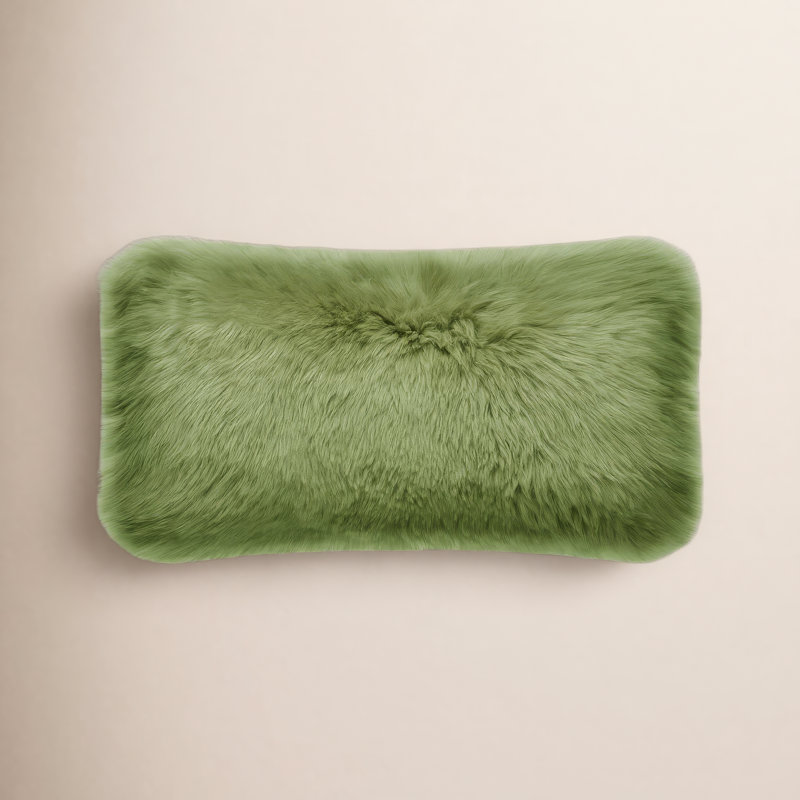 Fieldman Reversible Lumbar Pillow Cover & Insert, Leaf Green