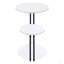 Table d'appoint ronde à 3 niveaux Dixon