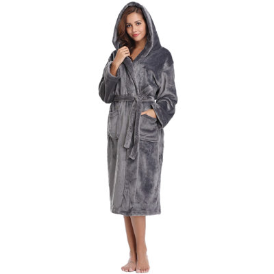 Jarom Flannel Mid-Calf Bathrobe