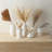 Set Of 12 White Ceramic Bud Vases For Pampas Grass Flowers, Japandi Small Vases In Bulk For Centerpieces Boho Vases For Wedding Decorations Neutral Living Room And Bedroom Decor DIY Gift