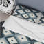 Nordic Geometric Serenity I - Ensemble de housse de couette géométrique - Microfibre de polyester-765284081