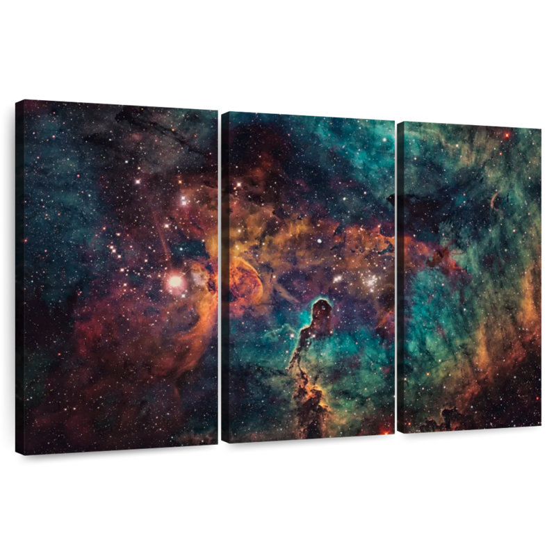 Oberle Deep Space Nebula, 28" H x 45" W