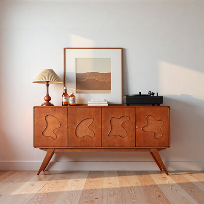 Buffet américain de style minimaliste rétro