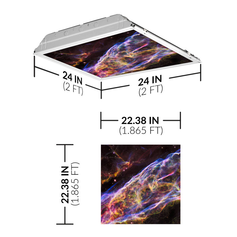 Housse pour éclairage décoratif flexible astronomique
