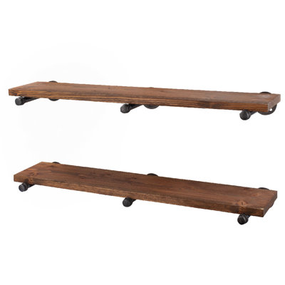 Tablette flottante en bois massif 36 pouces Pingree