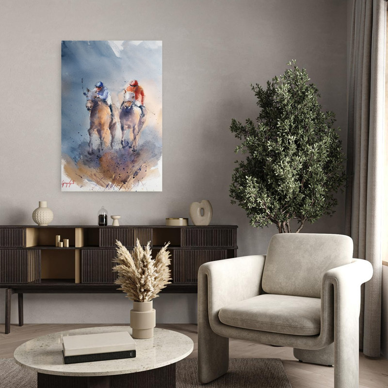 Reproduction d'art dynamique cheval dynamique, 36" H x 24" W