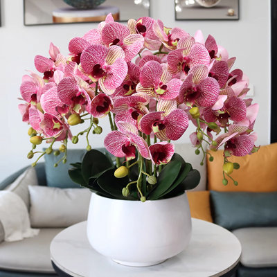 Faux fleurs, fleurs simulées, décoration haut de gamme
