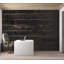 Murale pelez et collez - Vieilles planches horizontales noires-1378121035