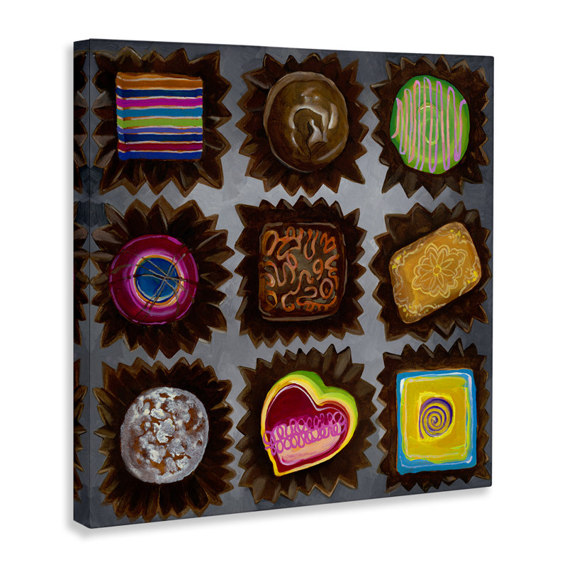 «Divers Dessert Chocolates» par Liz Jardine, H 24 po x l 24 po