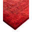 Overdyed Hand-Knotted Wool Modern-Contemporary Pink Area Rug 6' 2" x 6' 3"