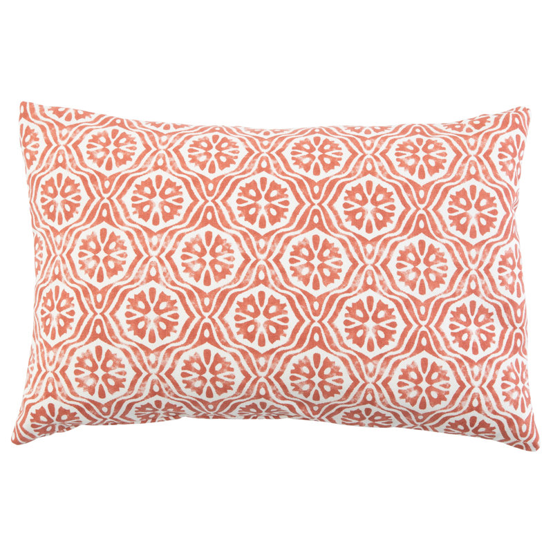 Coussin en coton , Brun clair, 12 po x 24 po