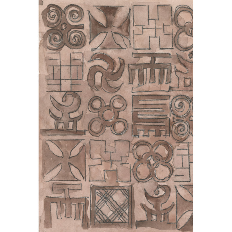 Aybri Adinkra Inspiration I de Samuel Dixon, H 18 po x l 12 po