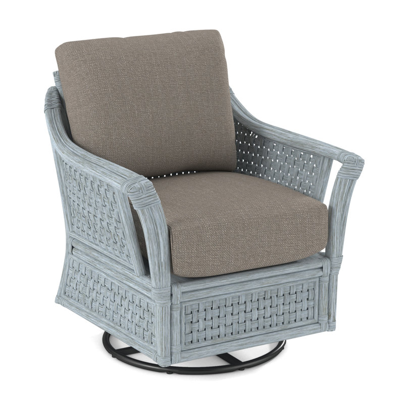 Fauteuil pivotant large de 32 po Boca, Performance de Crypton en pierre; 0884-83, Verre d'eau