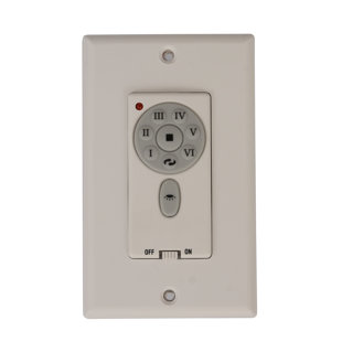Lucci Air 6 Speed DC Wall Control for Climate, Radar, Viceroy