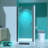 34-35 3/8 in. W x 72 in. H Pivot Frameless Shower Door With Clear Glass-97923049