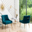 Chaise d'appoint en velours beige Baudel-1563904539