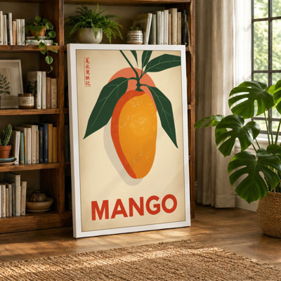 Mango Study Botanical - Wrapped Canvas