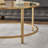 Doynton Round Glass Top Coffee Table For Living Room-1836636904