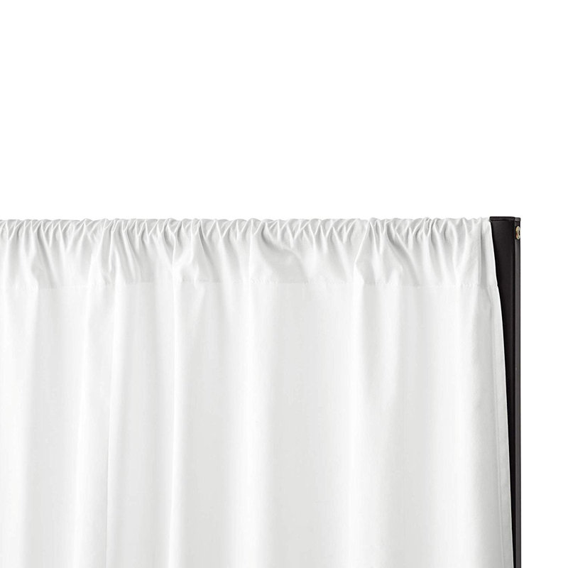 Dian Don't Look at Me Portable Changing Room Divider with Wheels, White Frame/White Blackout Fabric and Casters
