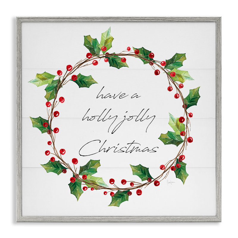 Art de giclée de Noël saisonnier par Livi Finn, Estampe numérique Farmhouse, H 12 po x l 12 po