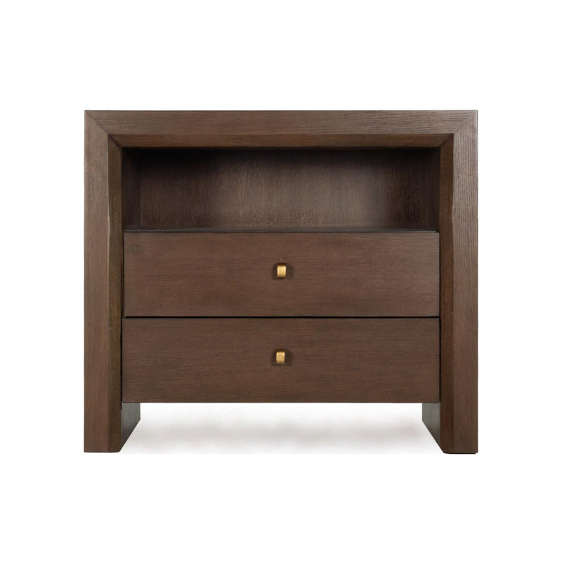 Millie 2 - Drawer Solid Wood Nightstand
