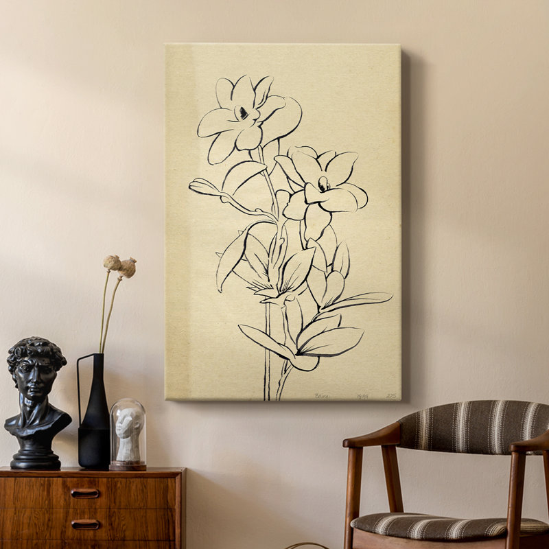 Magnolia S croquis I - galerie sur mesure, H 27 po x l 18 po