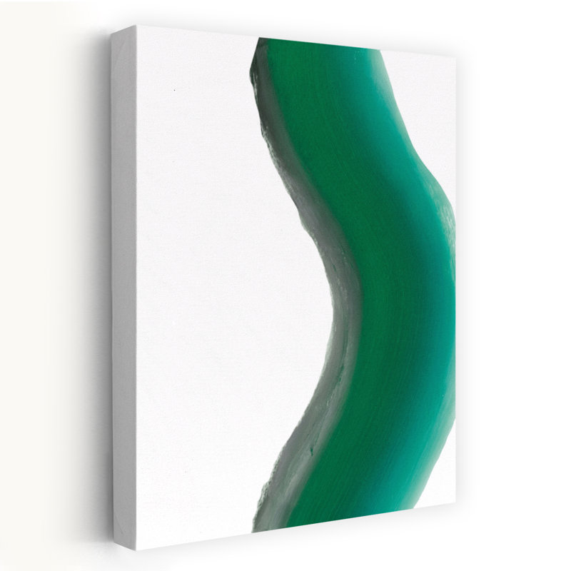«Deep Water Flow», art moderne de paysage biologique naturel abstrait, H 24 po x l 16 po