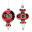 Fancy Crystal Ornament - 5-6 Inches Set Of 12