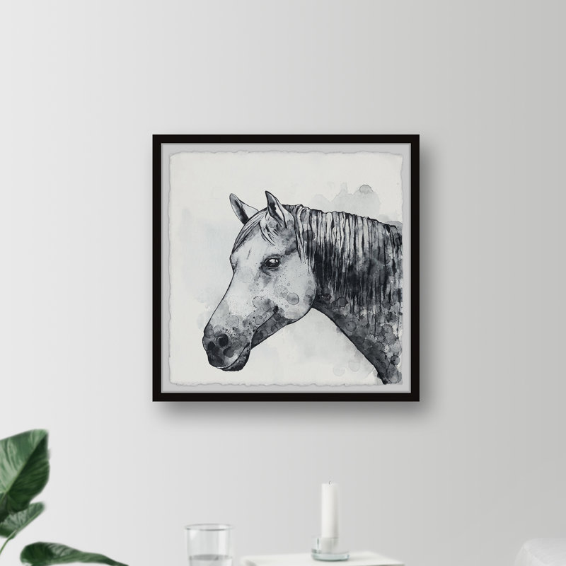 Clydesdale 1 Piece Single Picture Frame Painting, 30cm H x 30cm W x 3.81cm D