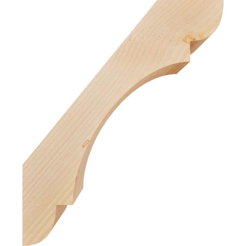 Attelle de genou olympique, Sapin de Douglas, H 22 po x l 5,5 po x P 18 po, Attelle lisse