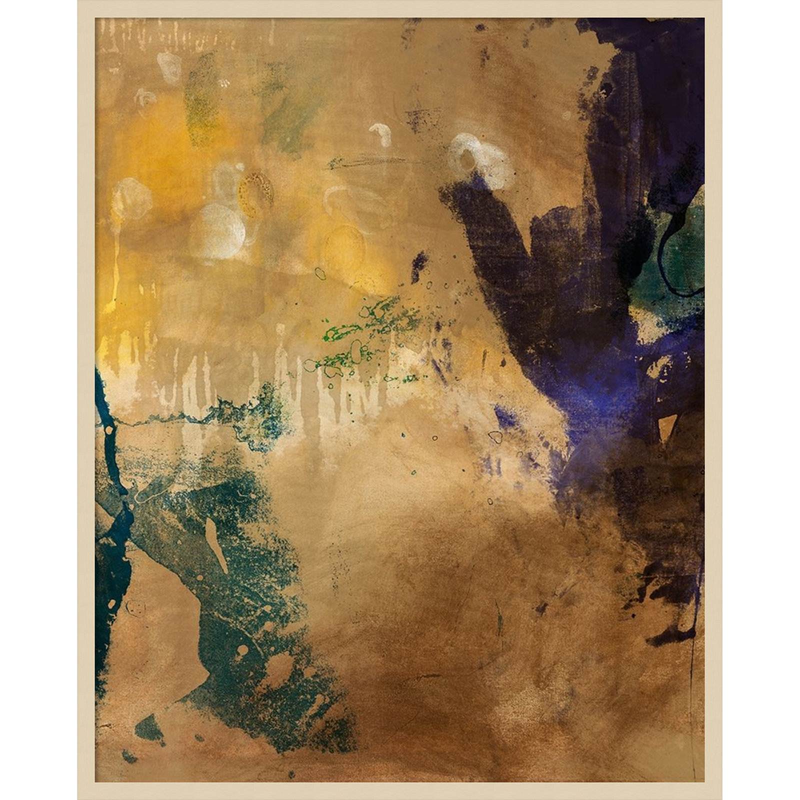 Flagler "Amber Haze No. 1" Print, 41" H x 33" W, Brown