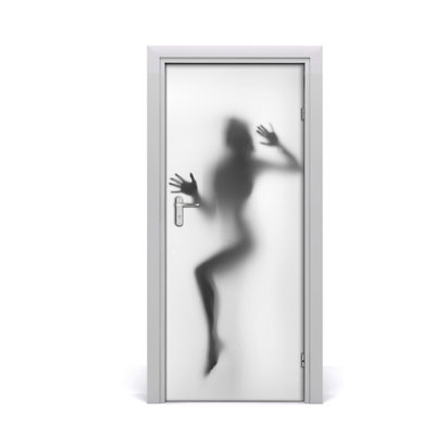 Sexy Woman Door Decal