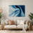 Gradient Abstract 46 Blue Metal Wall Art-535949998