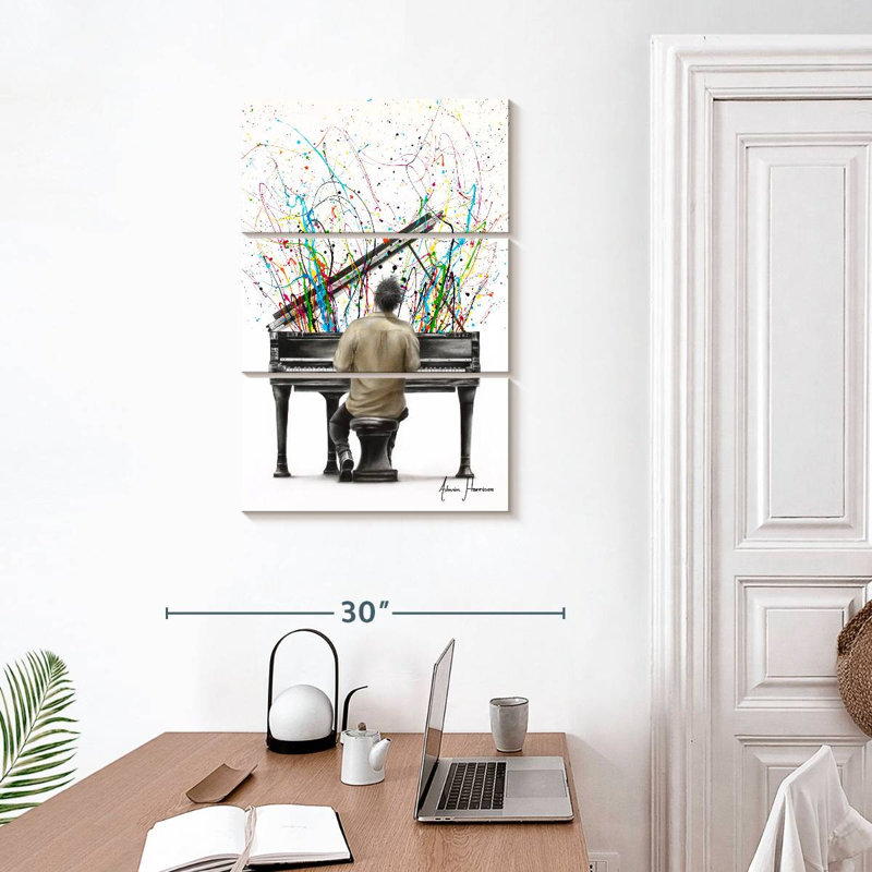 Abarca The Piano Solo, 32" H x 20" W