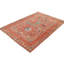 Tapis oriental unique et moderne à motif floral 3 x 5 orange