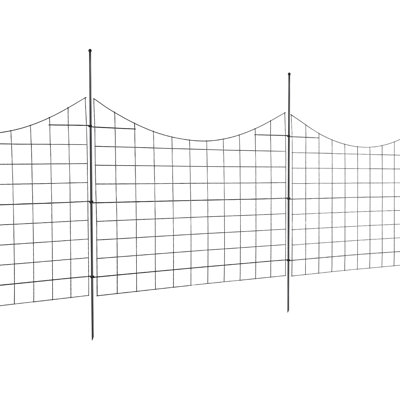 36 Ft. H x 29 Ft. W Steel Border Fencing